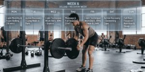 Deload week programming for fatigue management in advanced strength training