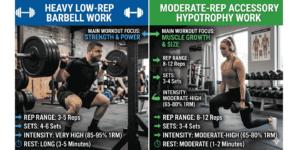 Strength vs hypertrophy loading comparison for choosing the right training stimulus