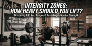 An athlete executing a heavy barbell squat in a power rack inside a hybrid strength and combat sports gym